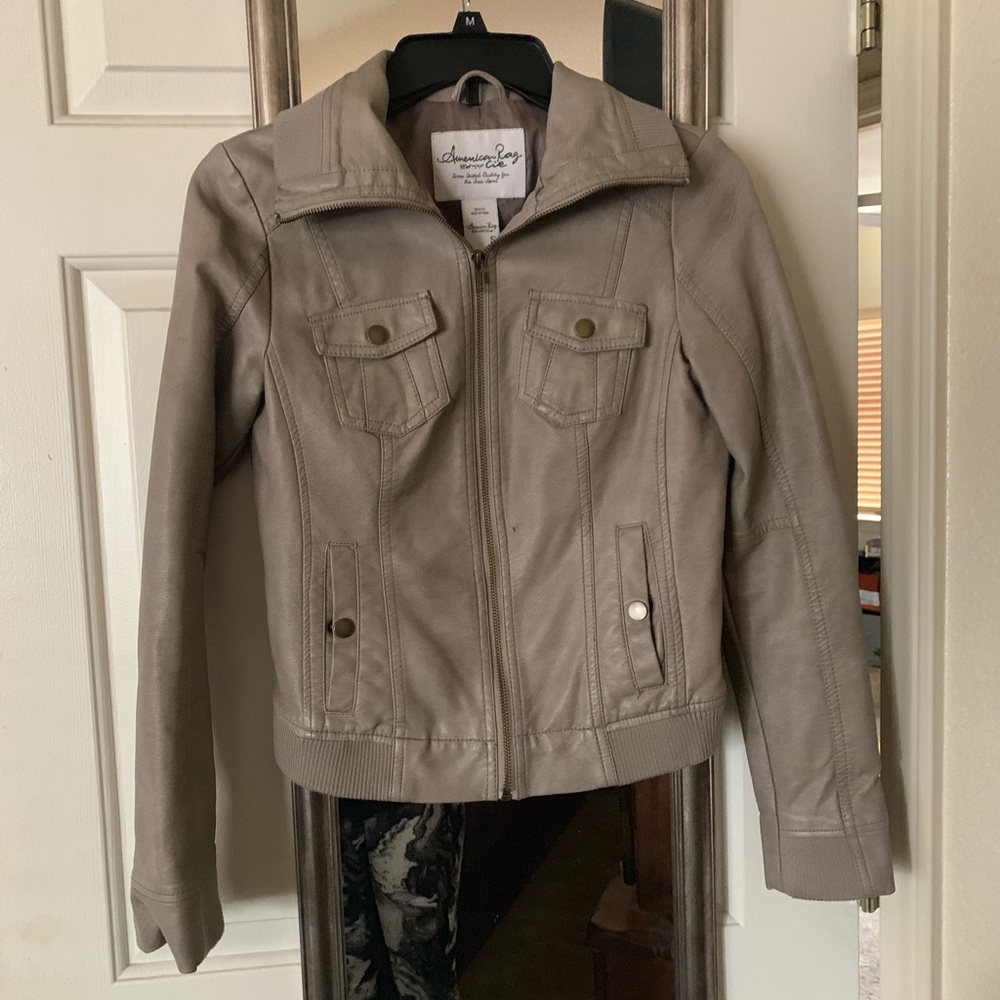 Faux Leather Jacket